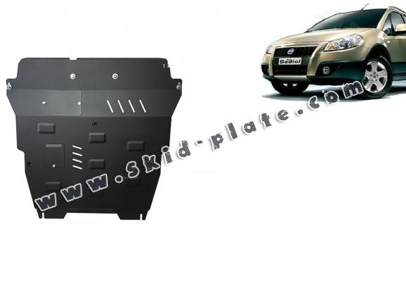 Steel skid plate for Fiat Sedici