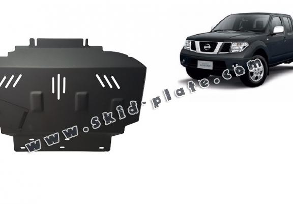 Steel skid plate for Nissan Navara D40