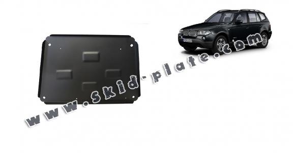 Steel skid plate for BMW X3 E83