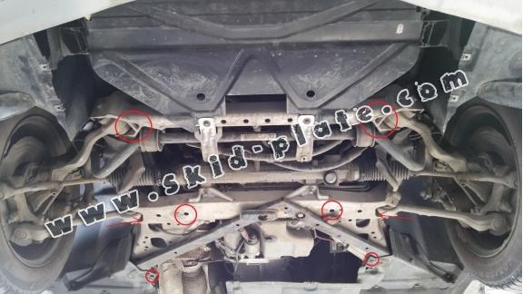 Steel skid plate for BMW Seria 3 E90/91/92