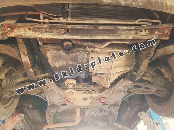 Steel skid plate for Opel Vivaro A 