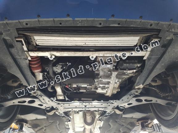 Steel skid plate for the protection of the engine and the gearbox for Mini Cooper F55/56