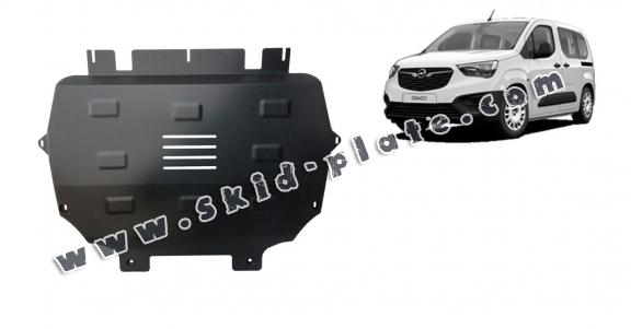 Steel skid plate for Opel Combo E 