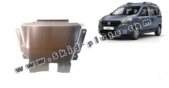 Aluminum skid plate for Dacia Dokker