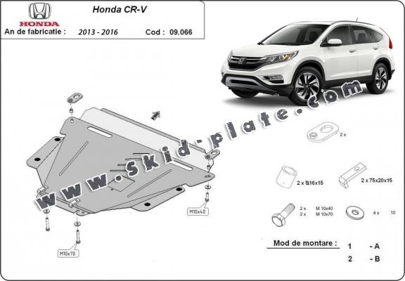 Steel skid plate for Honda CR-V Gen 4