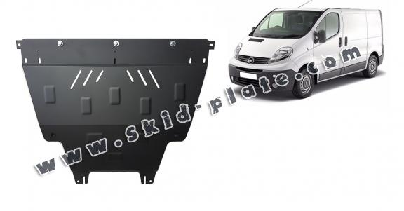 Steel skid plate for Opel Vivaro A 