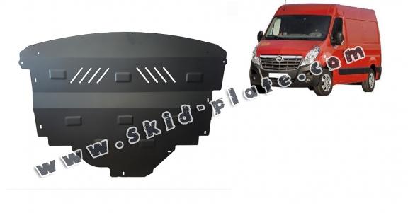 Steel skid plate for Opel Movano B 
