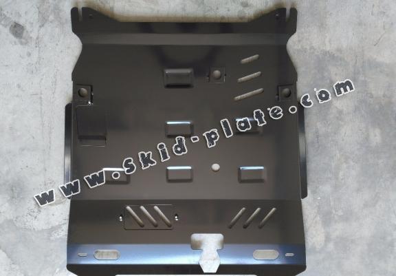 Steel skid plate for the protection of the engine and the gearbox for Mitsubishi ASX
