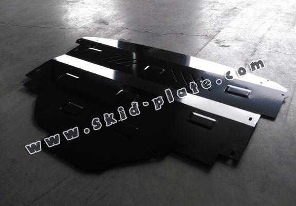 Steel skid plate for Renault Master 3