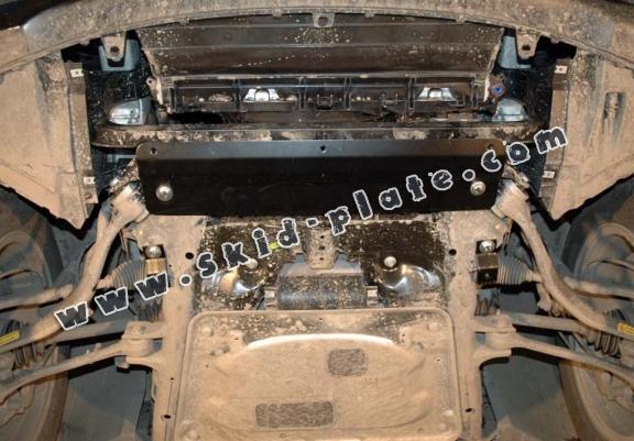 Steel radiator skid plate for BMW X3 E83