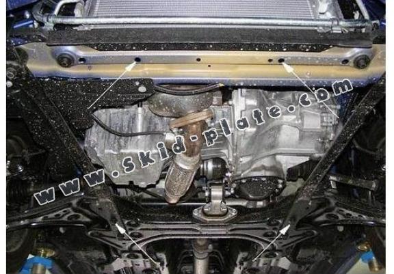 Steel skid plate for Chevrolet Kalos