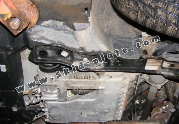 Steel skid plate for the protection of the engine and gearbox for Mercedes B-Class W245