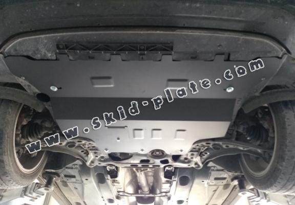 Steel skid plate for the protection of the engine and the gearbox for VW Golf 7 - automatic gearbox