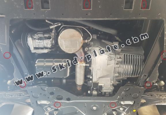 Steel skid plate for Fiat Doblo